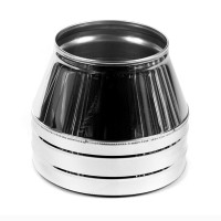 Конус на димохід 300/360 мм нерж/нерж 0,5 мм