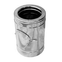 Ревізія на димохід Ø 140/200 мм нерж/нерж 0,5 мм