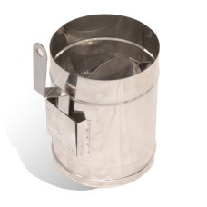 Регулятор тяги дымохода Ø 250 мм. нержавеющая сталь 0,5 мм.