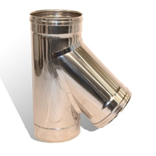 Трійник 45° Ø 300 мм нержавіюча сталь 0,5 мм