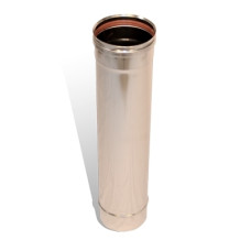 Труба димохідна 0,5 м Ø 110 нержавіюча сталь 0,8 мм