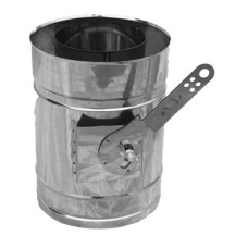 Регулятор тяги димоходу Ø 130/200 мм нерж/нерж 1 мм