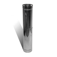 Труба-удлинитель 0,5 - 1 м Ø 130/200 мм нерж/нерж 1 мм