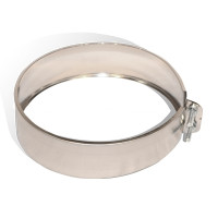 Хомут обжимной Ø 160 мм. нержавеющая сталь 0,8 мм.