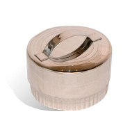 Заглушка на дымоход Ø 180+ нержавеющая сталь 0,5 мм