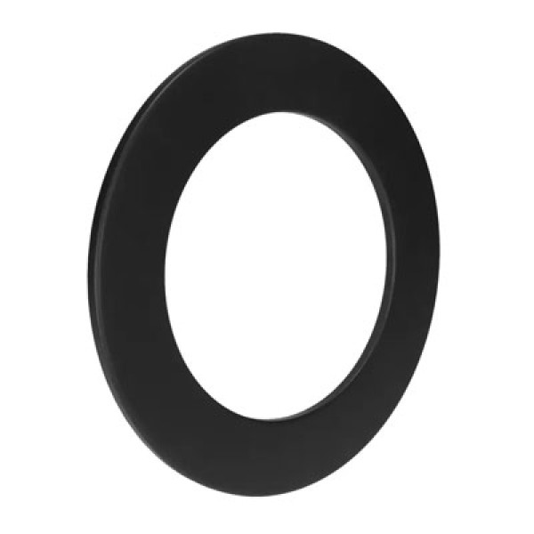 Розета для дымохода Darco Ø 220 мм черная сталь 0,6 мм