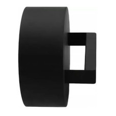 Заглушка к тройнику Darco Ø 250 черная сталь 2 мм