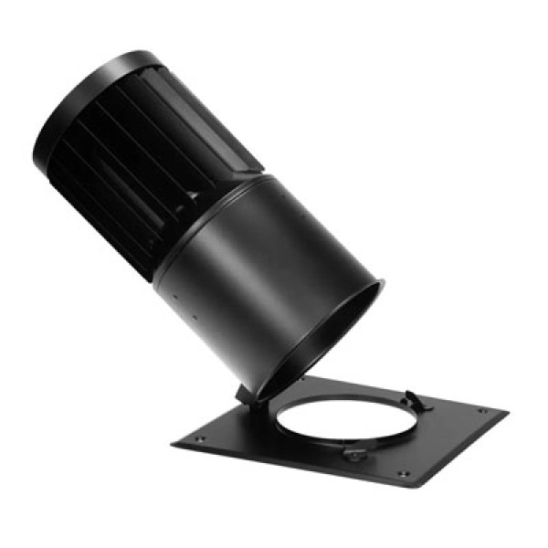 Турбовент Darco Ventlab Ø 150 нержавеющая сталь 1 мм, черный (с квадратным основанием)