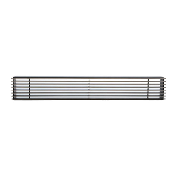 Вентиляционная решетка DARCO LOFT 650x100 мм, черная+хром