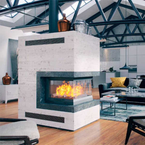 Вентиляционная решетка DARCO LOFT 1000x100 мм, черная+хром