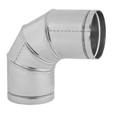 Колено регулируемое 90° Darco KNS Ø 125 мм оцинкованное