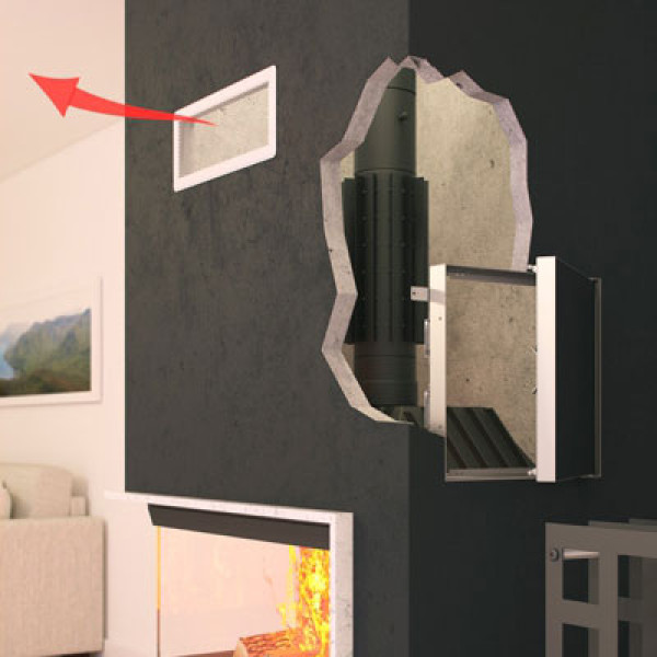 Ревизионная дверца для камина DARCO DWG с вермикулитовой плитой, 600x800 мм.