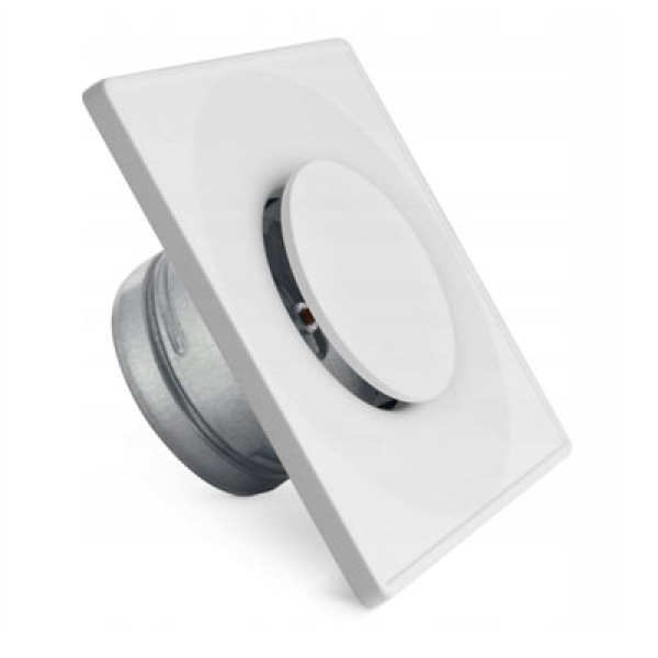 Анемостат Darco ASKV круглий з квадратною основою, Ø 125 (білий)