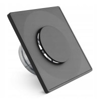 Анемостат Darco ASKV круглий з квадратною основою, Ø 150 (чорний)