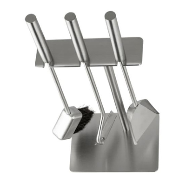 Камінний набір з нержавіючої сталі HANSA Domas Square (SET 650) 3 предмети