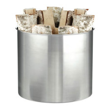 Корзина для дров HANSA Domas из нержавеющей стали 250 х Ø 290 мм