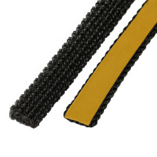 Огнеупорный шнур KramoTop для дверцы камина, печи, котла, 10х3 мм, с клейкой лентой