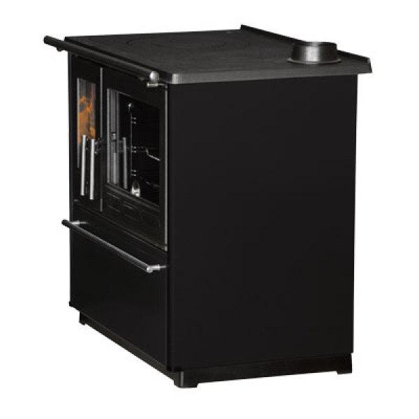 Піч з варильною поверхнею і духовкою Plamen 850 Glas N, 8 кВт, чорна