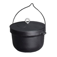 Чугунный котел Plamen 10 л, с крышкой