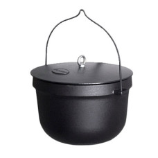 Чугунный котел Plamen 20 л, с крышкой