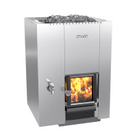 Дровяная печь для бани Harvia 22 LS Steel (26 кВт)