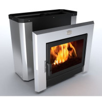 Піч-кам'янка Новаслав Горизонталь ПКС-04Г з нерж. сталі