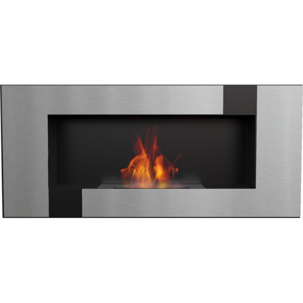 Биокамин  KRATKI DELTA 2 черный QUBE с сертификатом TUV