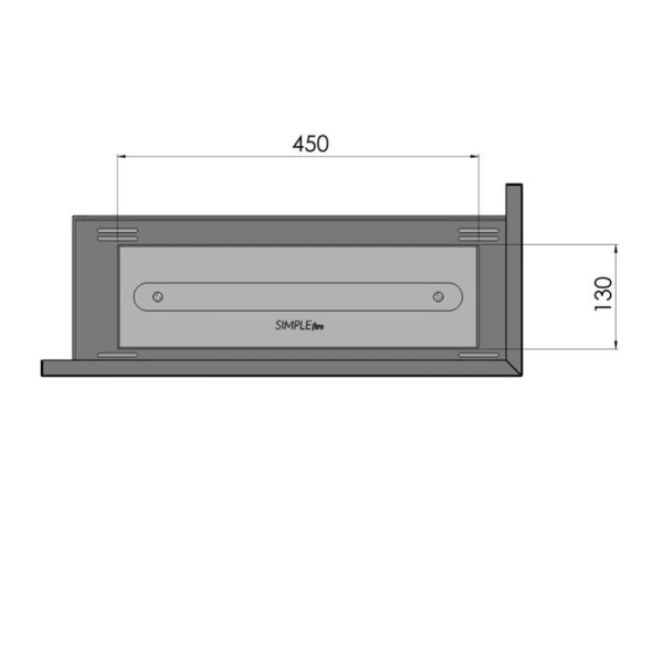 Біокамін SIMPLE FIRE CORNER 600 R