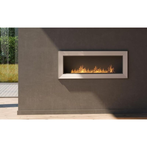 Біокамін SIMPLE FIRE FRAME 1200 білий зі склом