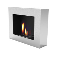 Биокамин Uniflam 50x40 нержавейка, двойная вставка BIO2-50x40-BOX-I