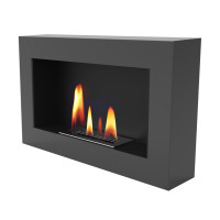 Біокамін Uniflam 70x40 графіт, подвійна вставка BIO2-70x40-BOX-G