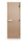 Стеклянная дверь для сауны Greus Classic прозрачная бронза 70х200 липа