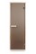 Стеклянная дверь для сауны Greus Classic матовая бронза 70х190 липа