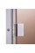 Скляні двері для хаммама Greus Exclusive бронза 80х200