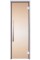 Скляні двері для сауни Greus Exclusive бронза 70х200