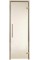 Стеклянная дверь для сауны Greus Premium матовая  бронза 70х200 