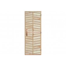 Дверь деревянная  для бани "Ромб " Липа1 сорт Украина 70х190 (202255)