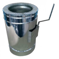 Регулятор тяги для дымохода нерж/нерж толщ. 1мм