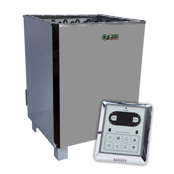 Електрокам'янка для сауни та лазні EcoFlame SAM D-15 15 кВт + пульт CON6