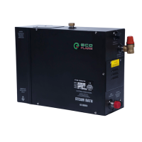 Парогенератор для хамаму - турецької лазні EcoFlame KSB60C 6 кВт з кнопкою