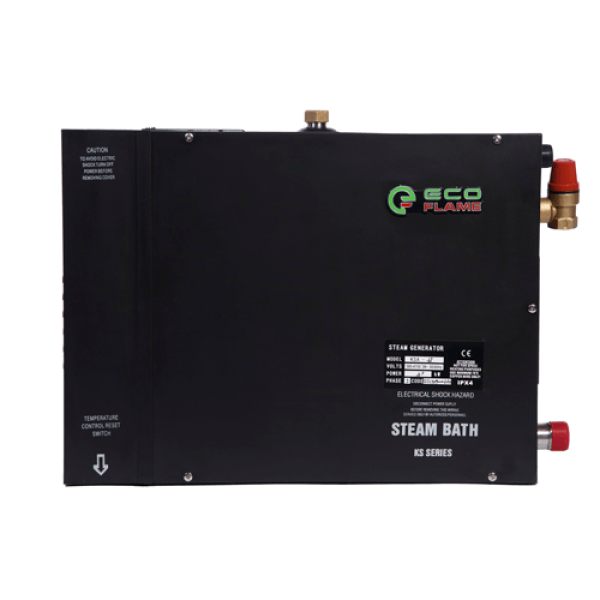 Парогенератор для хамаму - турецької лазні EcoFlame KSB60C 6 кВт з кнопкою