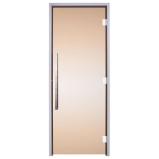 Скляні двері для хамама Termix Exclusive 80/210 бронза 3 петлі