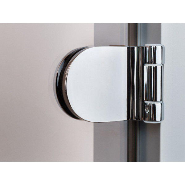 Скляні двері для хамама GREUS матова бронза 70/190 алюміній