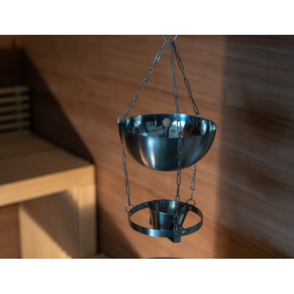 Чаша переливная Termix из нержавеющей стали для бани и сауны