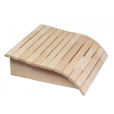 Подголовник ортопедический 350/451 мм липа для бани и сауны