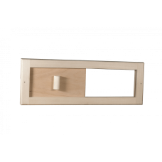 Задвижка вентиляционная липа 365 x 125 мм для бани и сауны