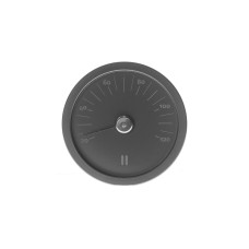 Термометр Rento круглий, чорний