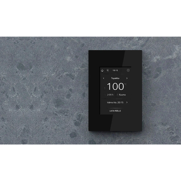 Пульт керування Tulikivi Touch Screen WIFI чорний + релейний блок (4,5-10,5 kW)
