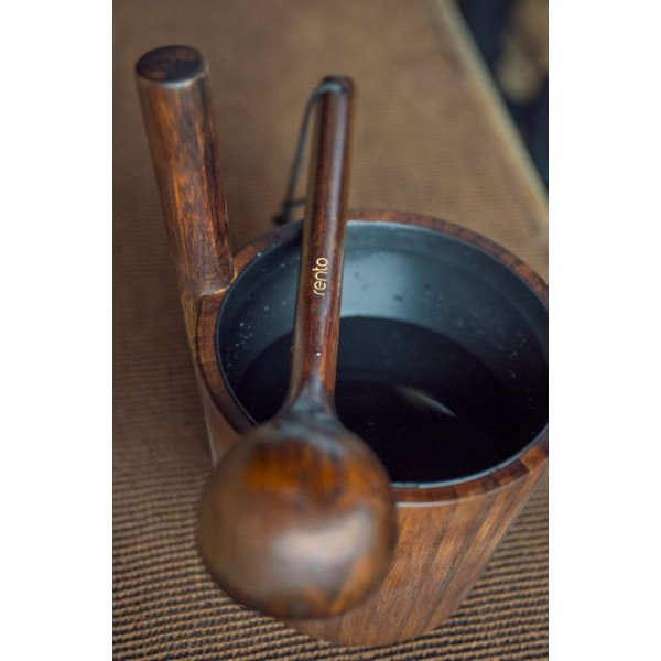 Набір шайка + черпак Rento, бамбук