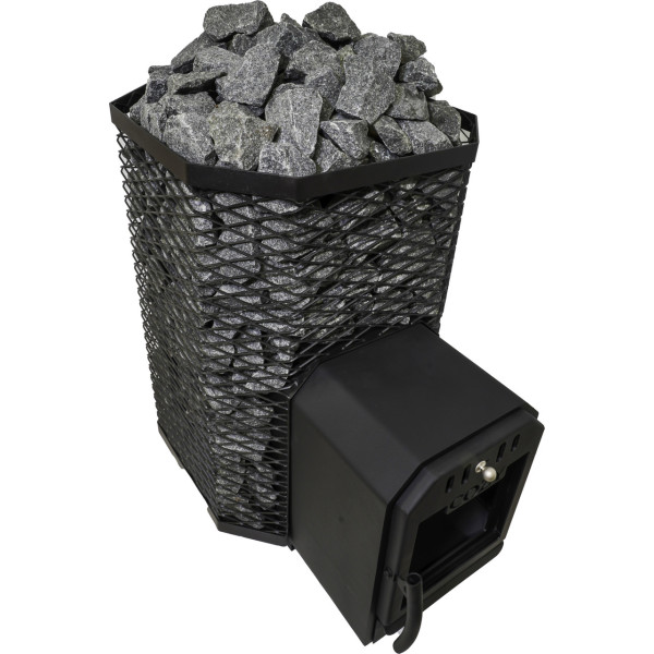 Дровяная печь для бани и сауны COZY 18 TW выносная топка